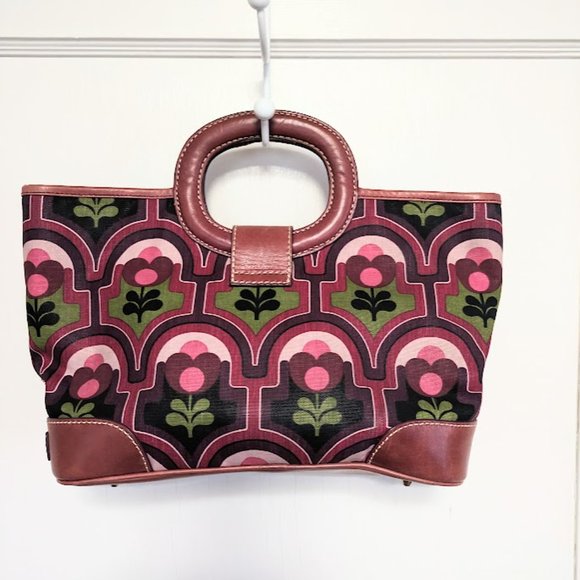 Isabella Fiore Vintage Y2K Beaded Floral Purse Handbag - Picture 3 of 7